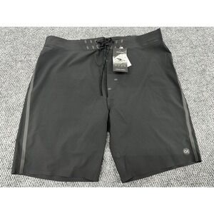 Outerknown Mens 38 Apex Trunks Board Shorts Black Outdoor Swim Surf Kelly Slater